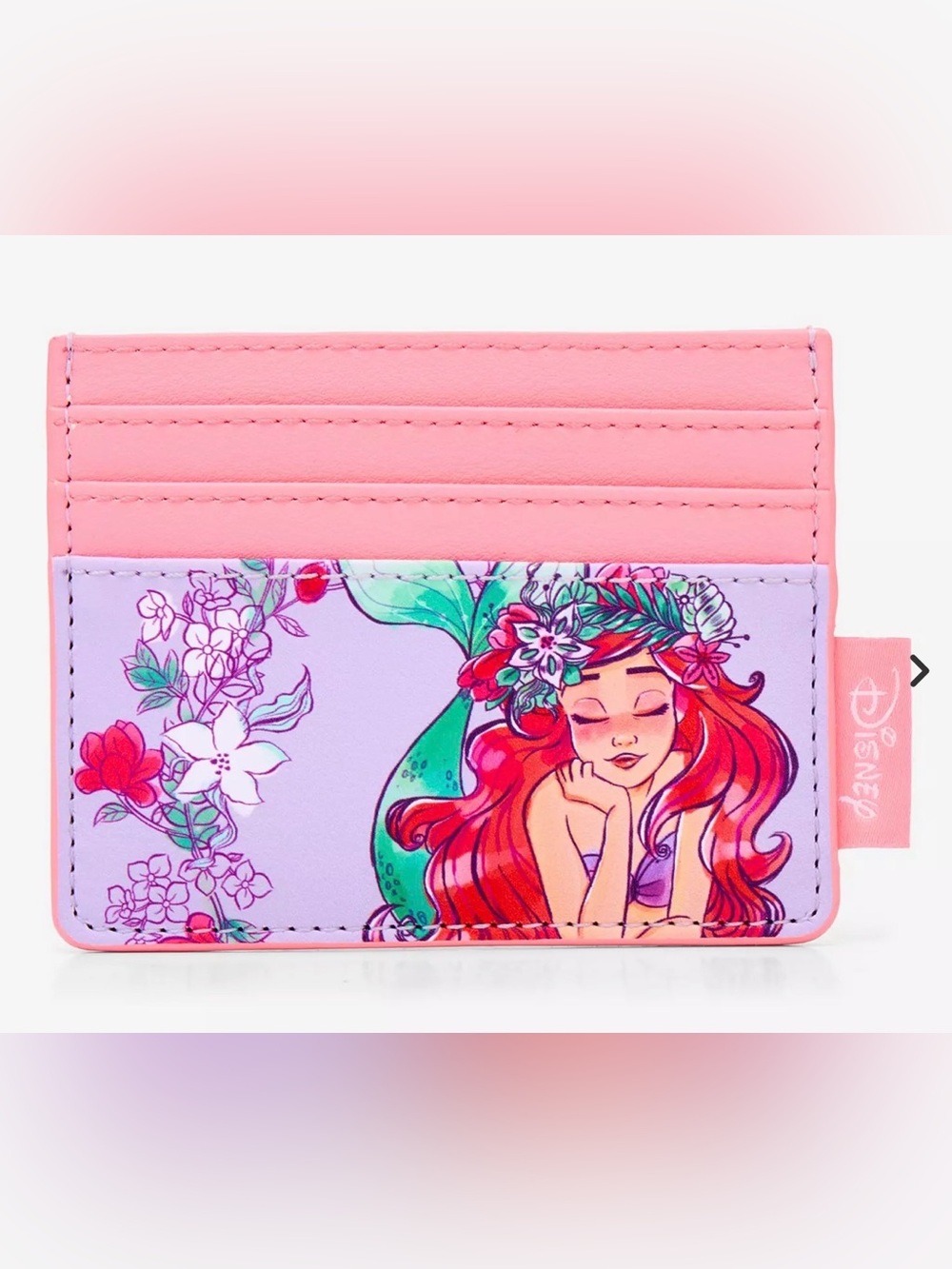 Loungefly Disney The Little Mermaid Floral Dream Cardholder *NEW